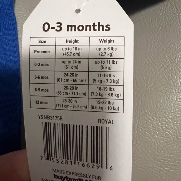 Long Sleeve Baby Onesie - Picture 5 of 12